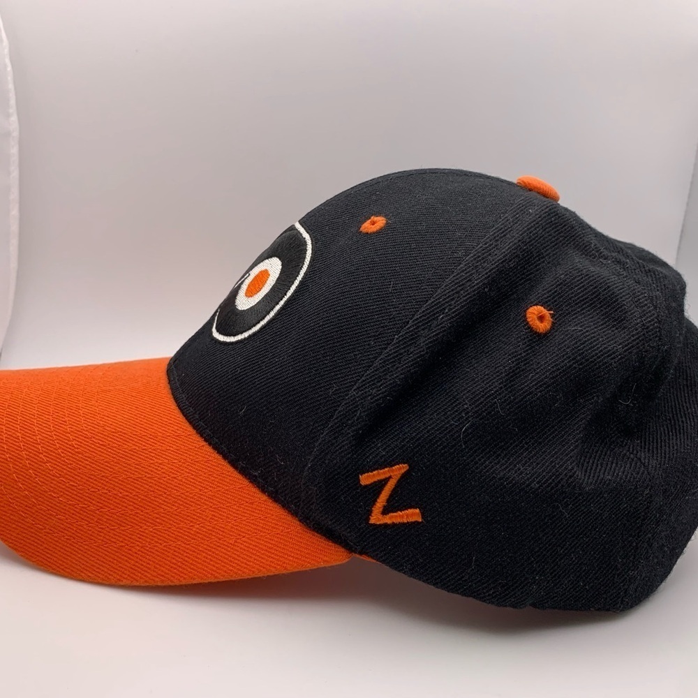 Philadelphia Flyers NHL Orange/Black Snapback Zephyr Sewn Baseball Cap Hat EUC - Picture 2 of 9